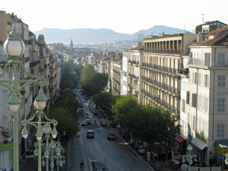 Boulevard d'Athenes in Marseille France