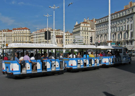 Tourist Train in Marseille France